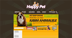 Desktop Screenshot of happy-pet.ro